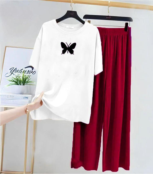 Stylish Women's Printed Night Suit - 2 Pcs