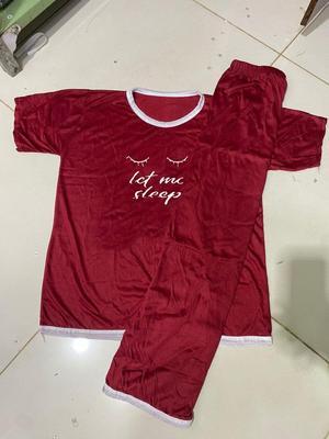 Stylish Women's Printed Night Suit - 2 Pcs