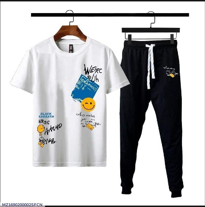 Mens Dri Fit Printed Tracksuit